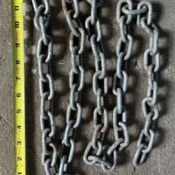 Chains Different Sizes ; From 11’ To 3’ Long — Prices From $8.- To  $ 4.- Dlls. 