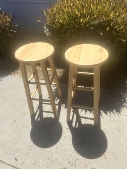 Wood Counter Height Barstools