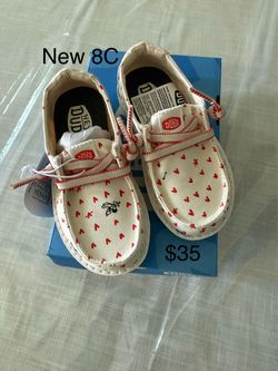 Hey Dude Kids Slip-On Shoes Size 8C