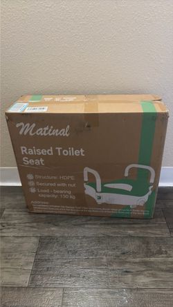 Raised toilet seat