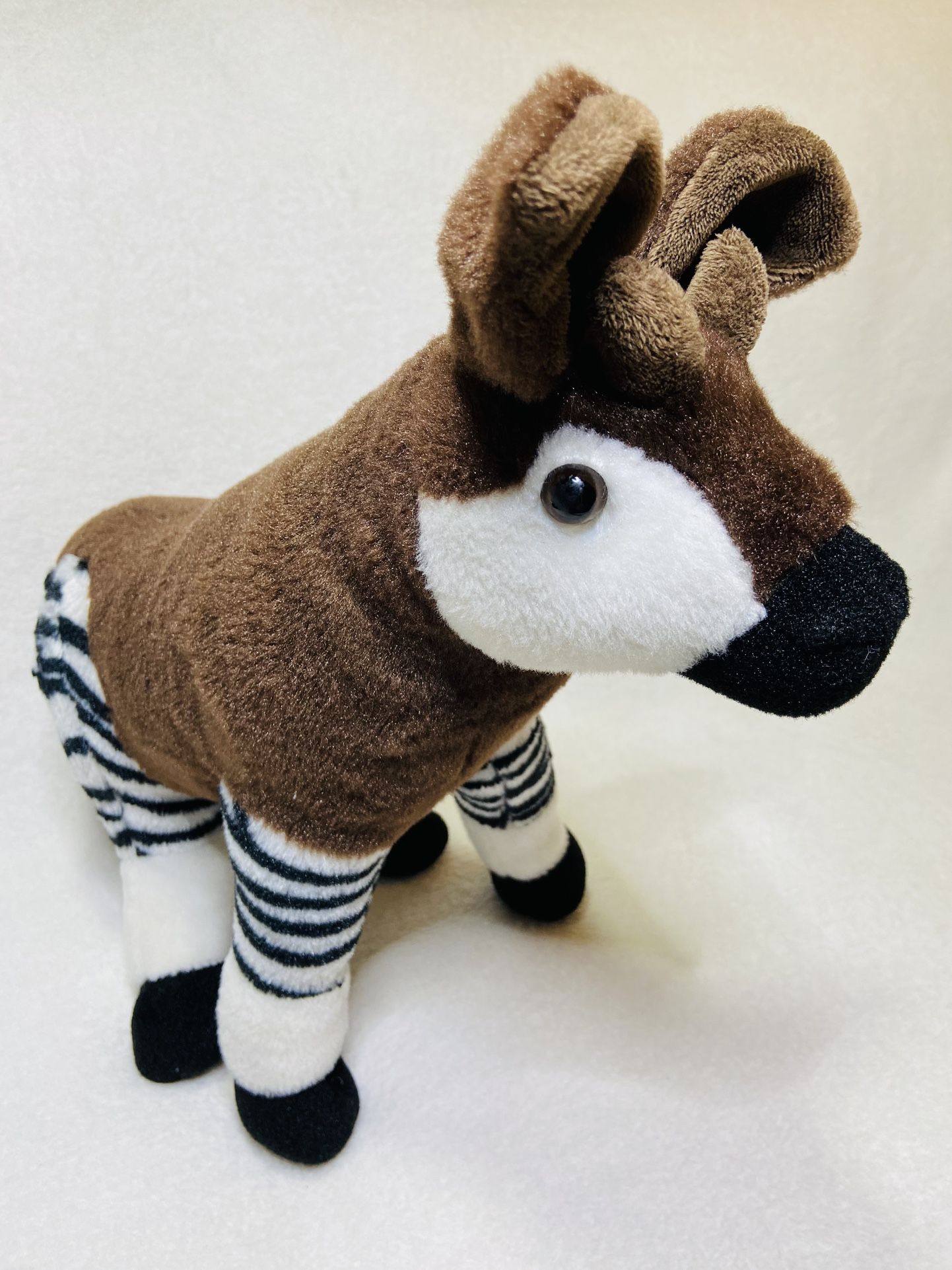 12” Okapi Plush Standing Okapi Plush