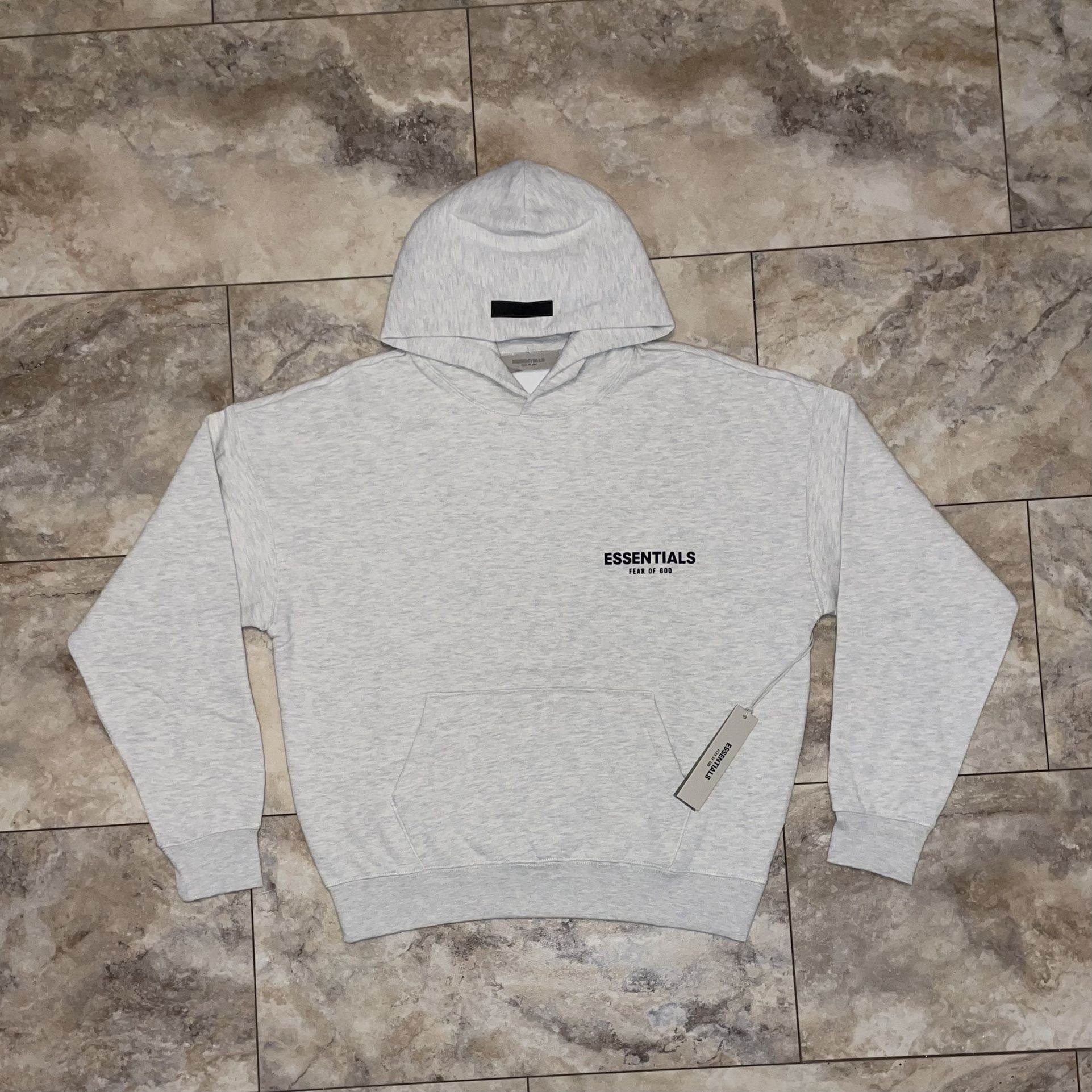 Fear of God Essentials Hoodie Light Oatmeal Size Small
