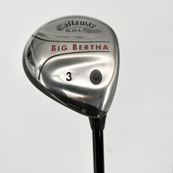 Callaway 2004 Big Bertha 3 Wodd - RCH 75g R Flex Shaft - Big Bertha Std. Grip