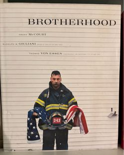 Brotherhood (2001 Hardcover) 9/11 FDNY Firefighter Tribute Book - Frank McCourt