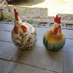 Rooster And Hen