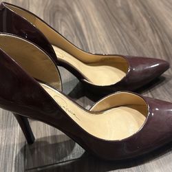 Wine burgundy Jessica Simpson Stellato heels