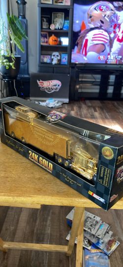 NASCAR McDonald's Racing Team 24K Gold Transporter Die-Cast