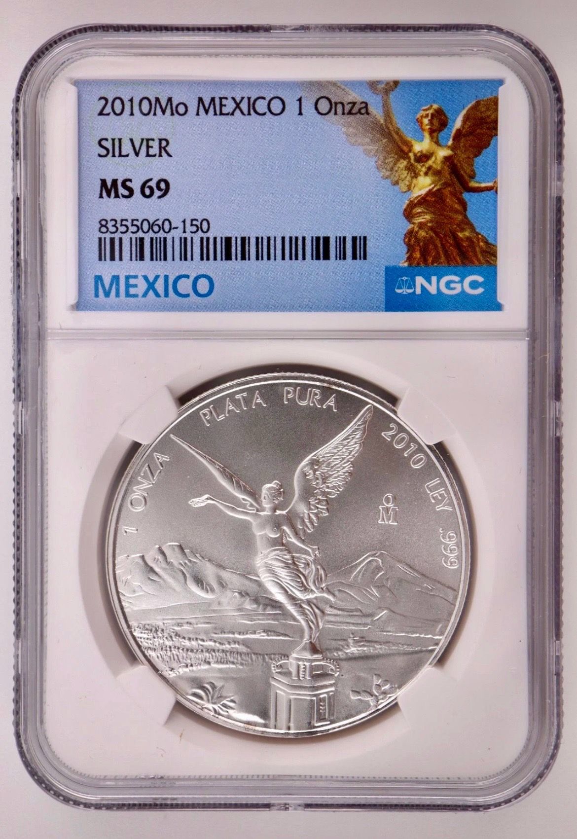 2010 México 1 oz Libertad NGC MS 69