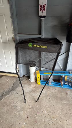 John Deere riding mower sun shade