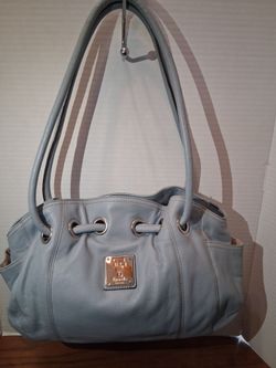Large Light Blue Tignanello Purse