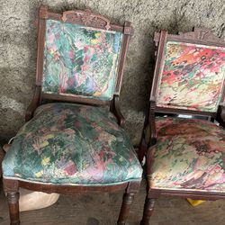 Antique Chairs Upholstered 