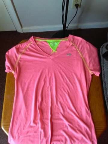 Women's new pink shirt ..size medium