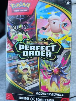 Pokémon TCG Mega Evolution Perfect Order Booster Bundle