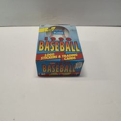 1990 Fleer Baseball UnOpened Box