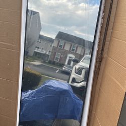 56x19 Black Full Body Mirror