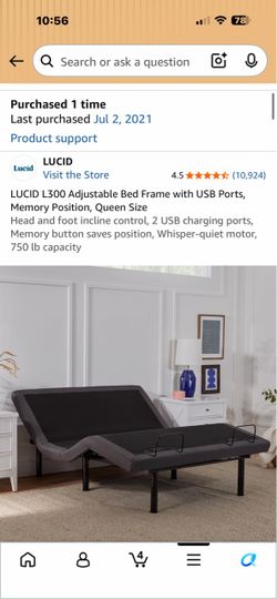 Adjustable Bed Frame Queen