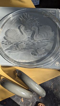 Serving Platter Glass New In The Box