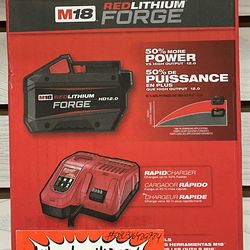 Milwaukee M18 18V Forge HD12.0 Battery & Charger Starter Kit New