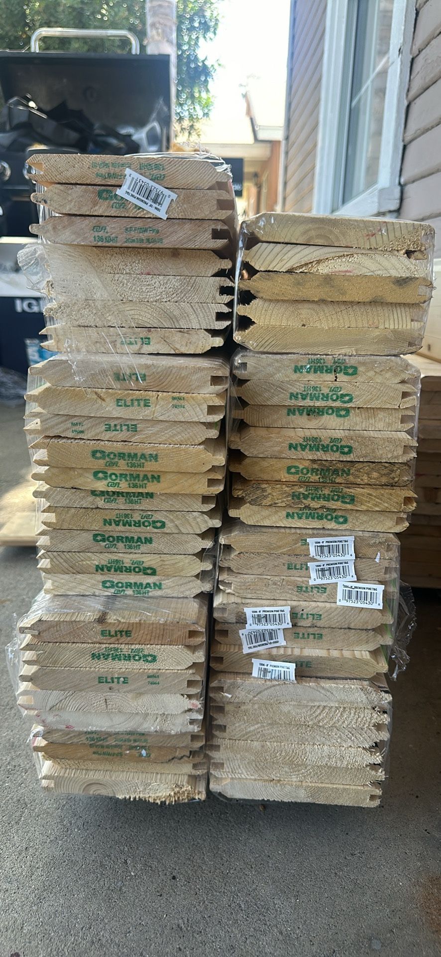 Lumber Wood Madera 1x6x8 Ft 41 Pcs