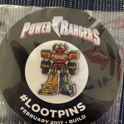 Loot Crate Exclusive Power Ranger Pin
