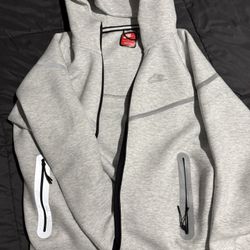 Grey/White Nike Tech Mattalic