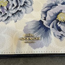  NEW Authentic Coach Purse -  Lavender Color With Flowers