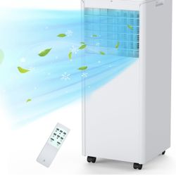 Acekool 8,000BTU Portable Air Conditioners, Portable AC for Room up to 350 Sq. Ft, with Remote Control, 3-in-1 AC Unit, 24H Timer, Window Installation
