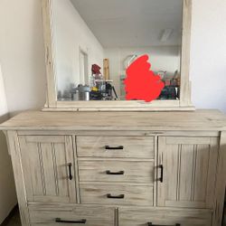 Dresser, Mirror. Night Stand