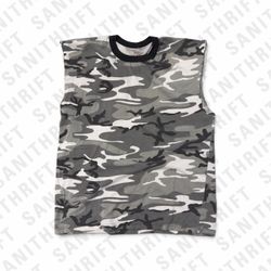 Sleeveless Camo Tank
