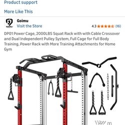 Power Cage Workout Equipment 