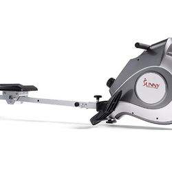 Sunny Health & Fitness Magnetic Rowing Machine Rower with LCD Monitor

