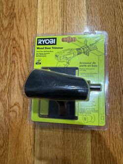 Ryobi Door Trimmer A99DT01 for Wood Doors, Metal, Silver, Brushed, On-Hinge
