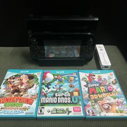 Wii U Bundle Mario Kart Included With Stand And Games