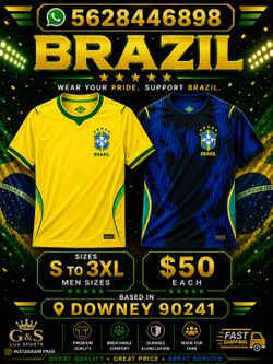 Brazil jerseys only $50