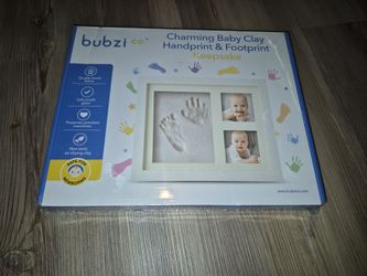 Baby clay handprint & footprint