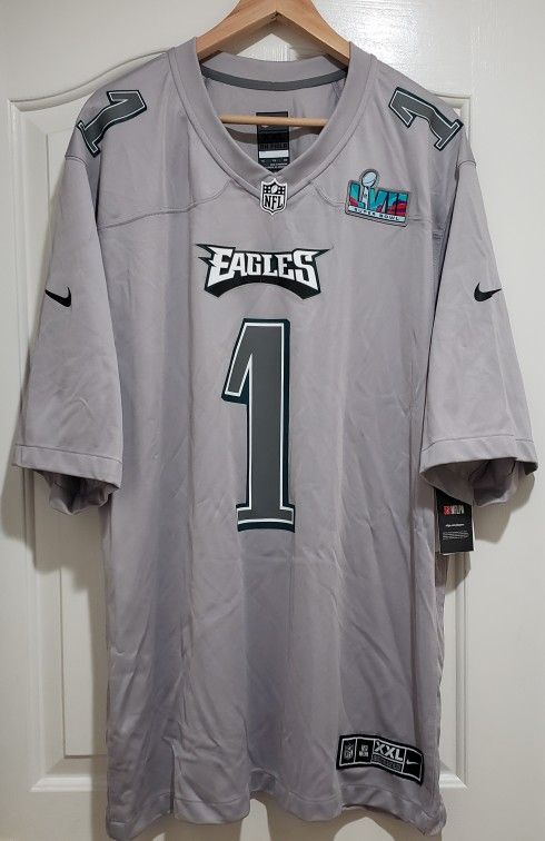 Nike Philadelphia Eagles Super Bowl LVII Jalen Hurts NFL On-Field Atmosphere Jersey Authentic New