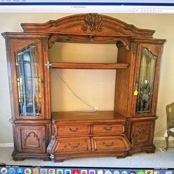 beautiful entertainment center