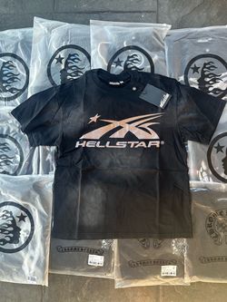 Hellstar Logo Graphic T-Shirt Black