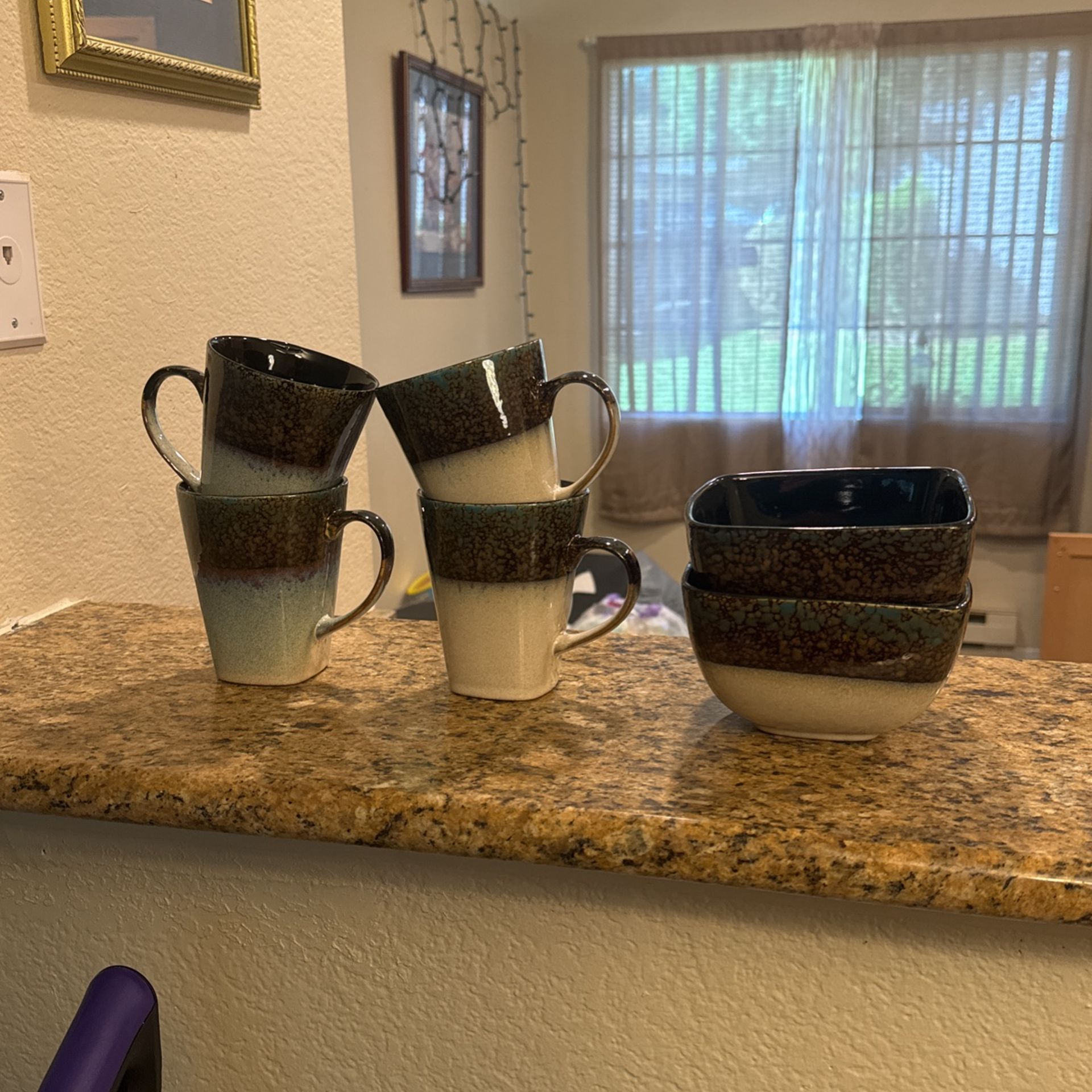 Coffee Cup & Bowl Set