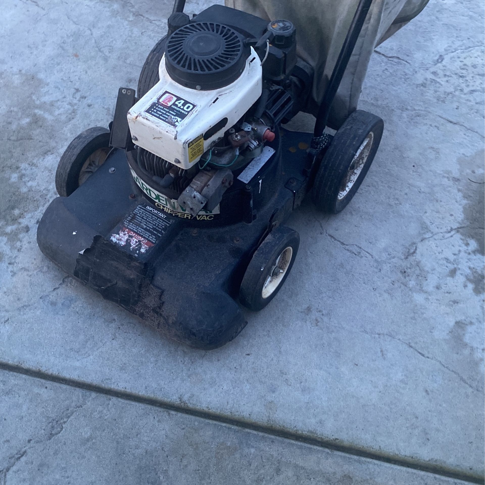 Garden Way Chipper Vac Good Condision