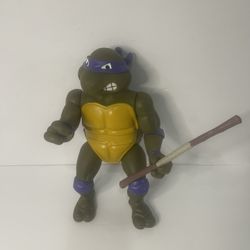 TMNT Donatello Ninja Turtle 13" -  1989 Mirage Studios Playmates Toys