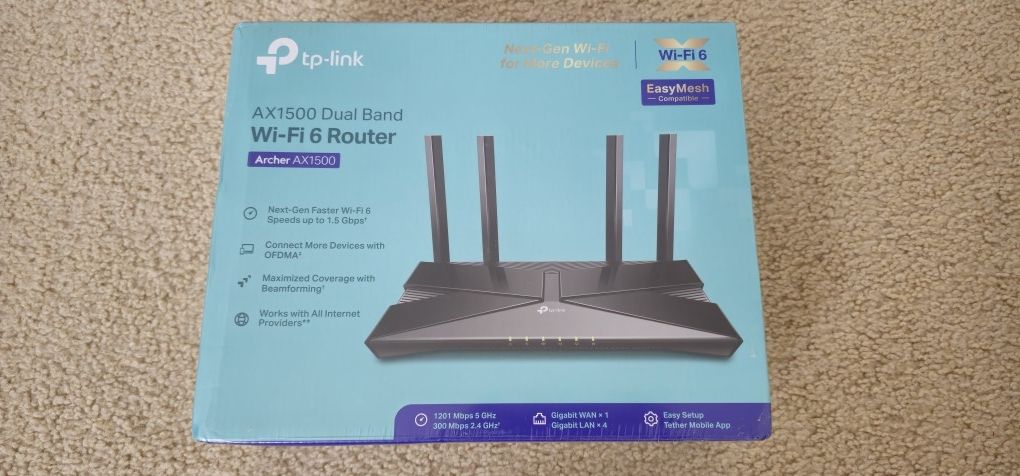 AX1500 Wi-Fi 6 Router - TP-Link
