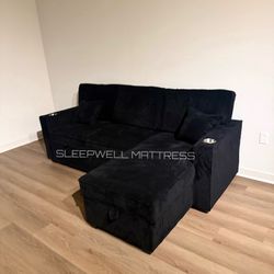 Black Sofa Bed 