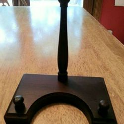 Display Stand For Collector Plates Made By Local Woodworker! 
