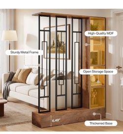 Book Shelf/ Book Case/ Room Divider with Shelves