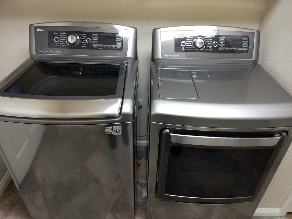 Lg washer and dryer set MODEL WT5680HVA