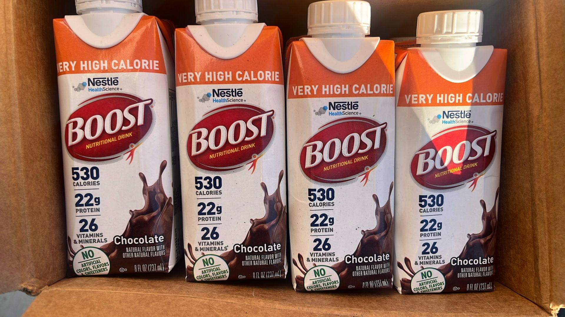  BOOST Very High Calorie Nutritional Drink – Helps Weight Gain & Maintenance - 530 Calories - 26 Vitamins & Minerals - 22 g Protein - Calorie-Dense Nu