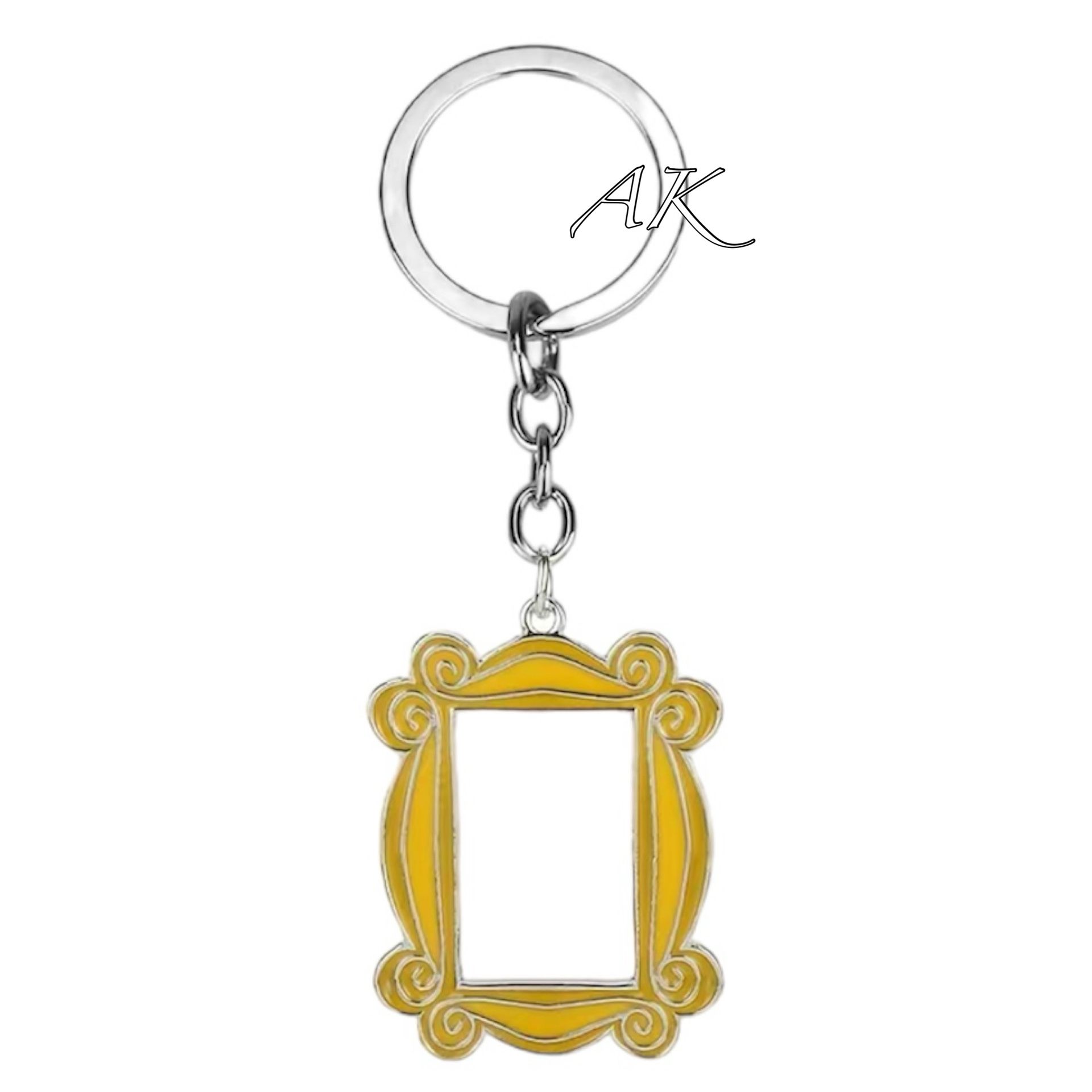 FRIENDS Keychain Peephole Frame Iconic TV Show • Central Perk
