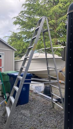 10 ft aluminum step ladder