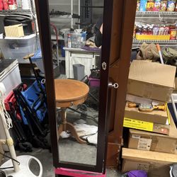 Full Length Mirror/Jewelry Armoire